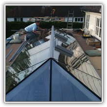 Glass Summerhouse Roof